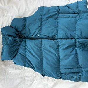 Athleta Teal Blue Puffer Vest